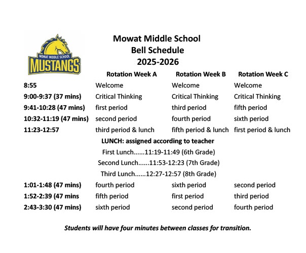 Bell Schedule